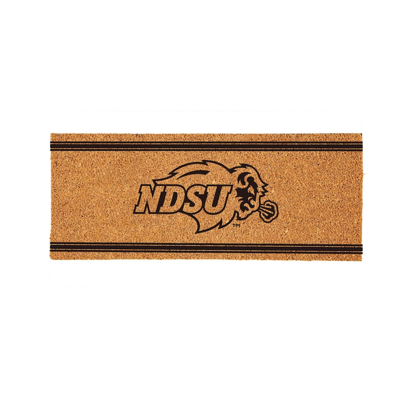 North Dakota State University Monochrome Indoor/Outdoor Coir Door Mat