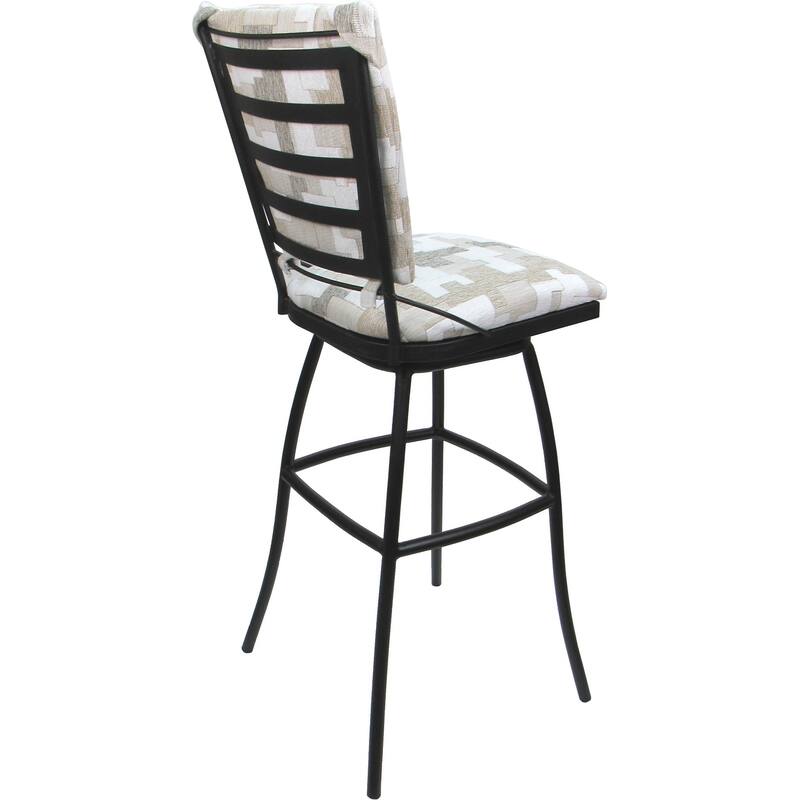 Set of 3 Outdoor Bar Stool Counter Extra Tall Jenna PB without Arms