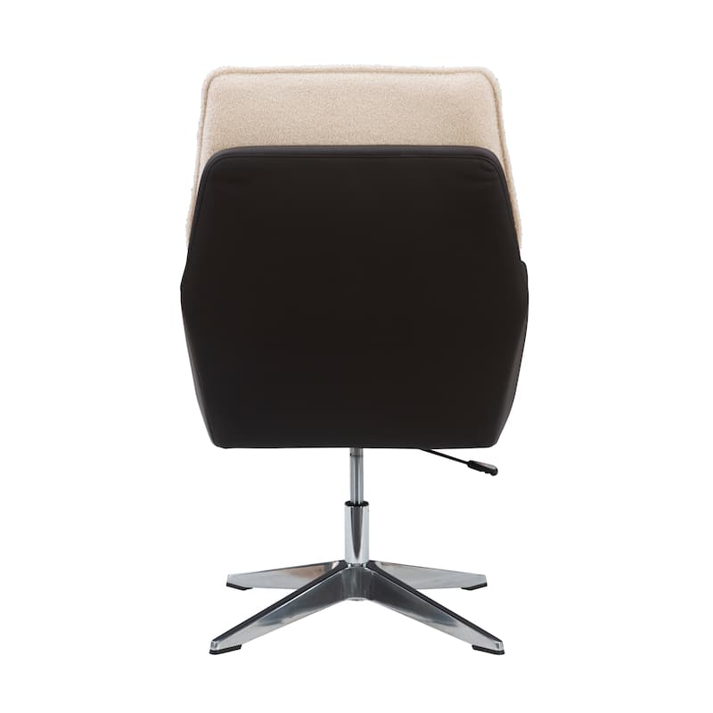 Marcia Swivel Sherpa Chair Accent Chair