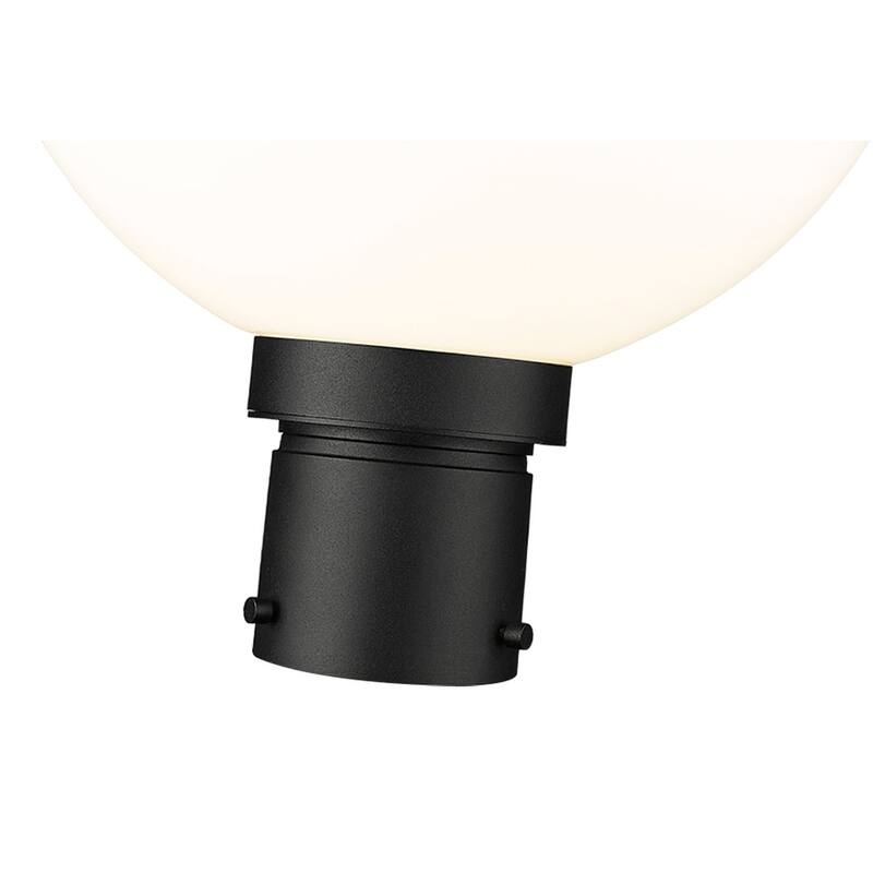 Z-Lite 597PHB Laurent 16" Tall Marine Grade Post Light with Shade