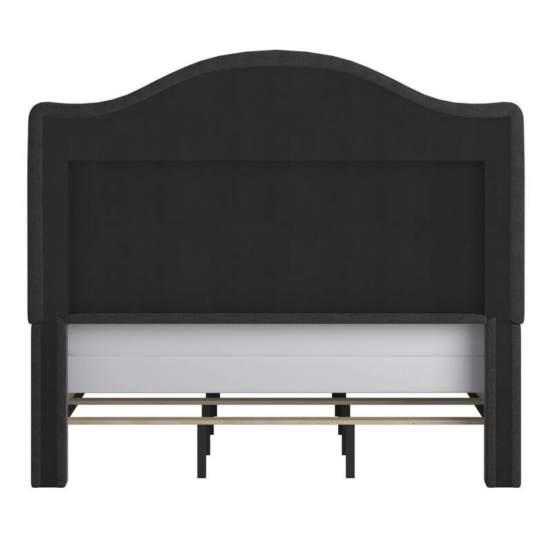 Winchester Upholstered Queen Bed with Curved Headboard by iNSPIRE Q Classic