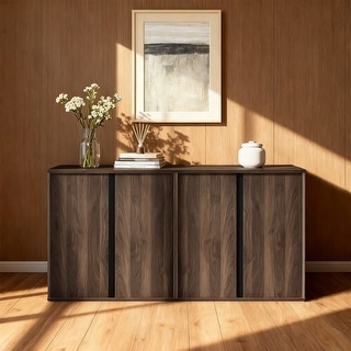 31.5" Modern Industrial Sideboard Cabinet Storage Cabinet