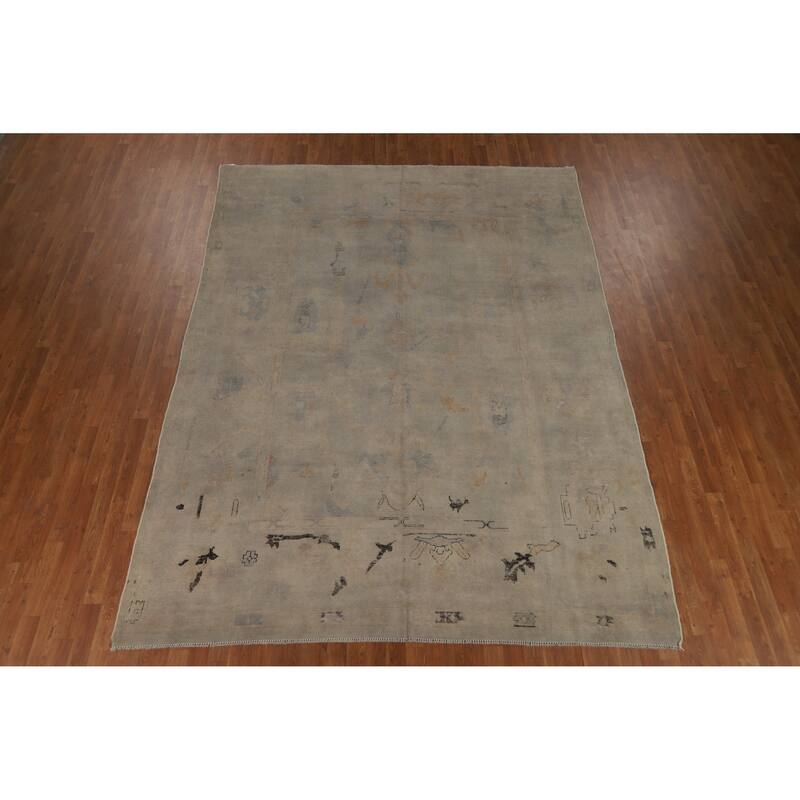 Oushak Oriental Area Rug Handmade Wool Carpet - 8'3"x 11'1"