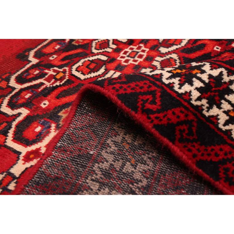 ECARPETGALLERY Hand-knotted Andelz Red Wool Rug - 4'0 x 6'11