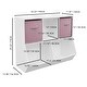 preview thumbnail 6 of 11, Durable Kids' Bookshelf with Storage and Easy Assembly