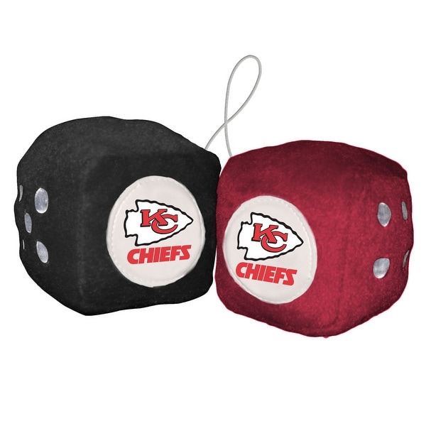 Kansas City Chiefs Fuzzy Dice. Opens flyout.