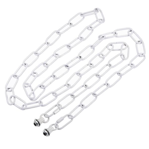Pendant Light Fixture Chain 6Ft Long with Chain Connectors Hook Rings