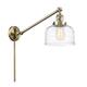 Option Antique Brass / Clear Deco Swirl