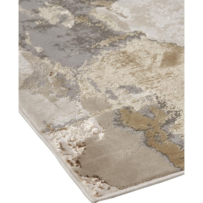 Zewo Abstract Area Rug By HomeRoots - 9' x 12'