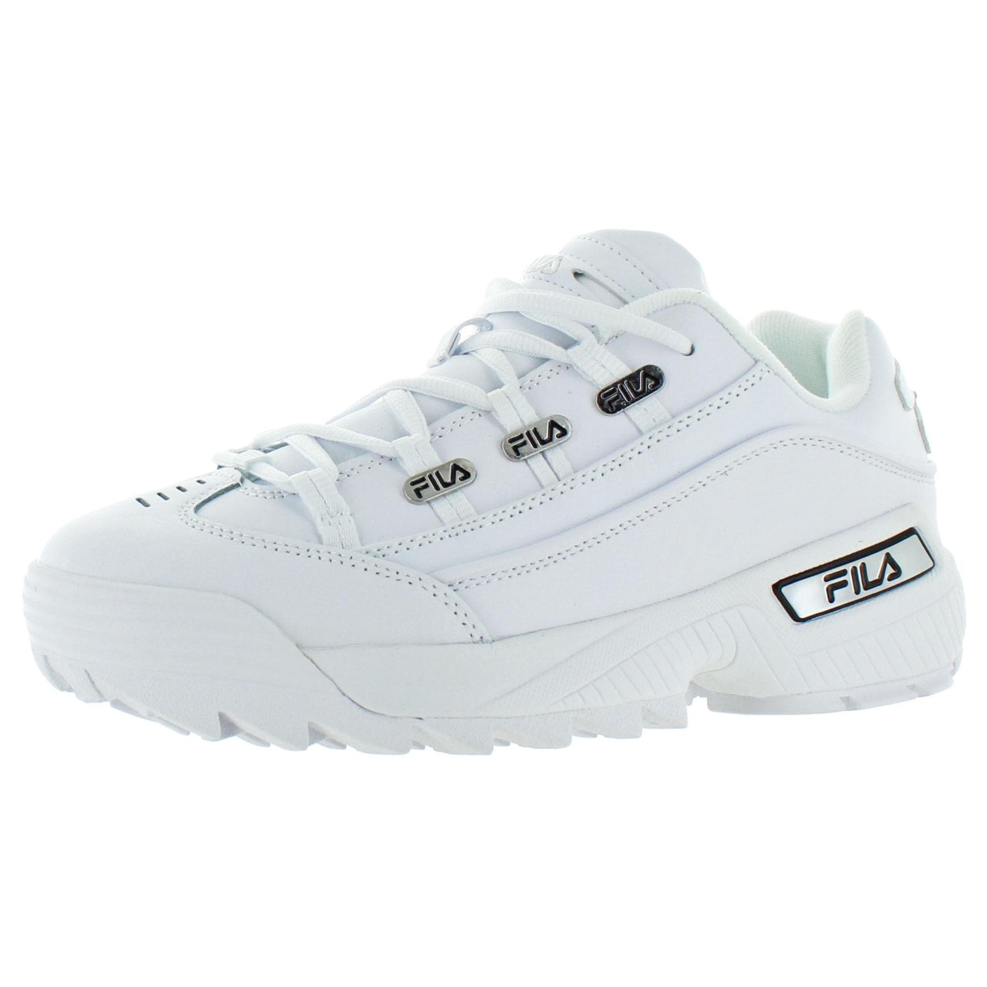 white fila mens shoes