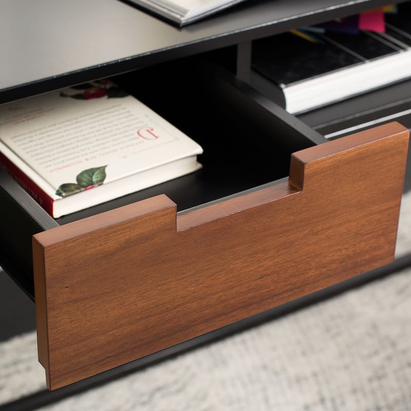 SAFAVIEH Selvije 2-Drawer 1-Shelf Desk