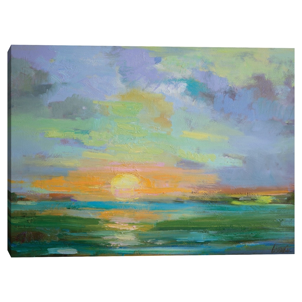 Sherbert Sunset by Alexi Fine Canvas Art Print