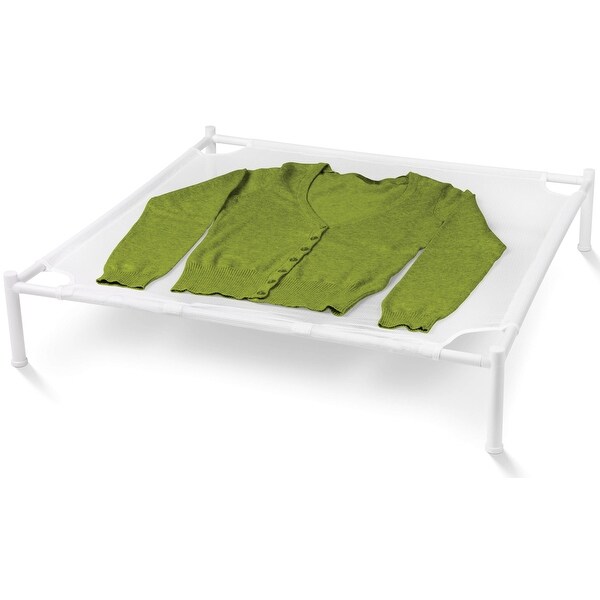 Honey Can Do DRY-01110 Stackable Sweater Drying Rack, 28", White