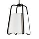 preview thumbnail 16 of 17, Marduk Contemporary Antique Pendant with White Linen Shade