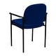 preview thumbnail 27 of 43, Comfort Stackable Steel Side Reception Chair with Arms