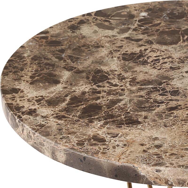 Uttermost 50002 Levitate 16" Diameter Marble Accent Table