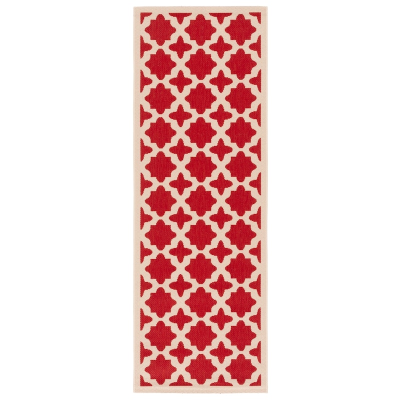 SAFAVIEH Courtyard Myrianne Indoor/ Outdoor Waterproof Patio Backyard Rug