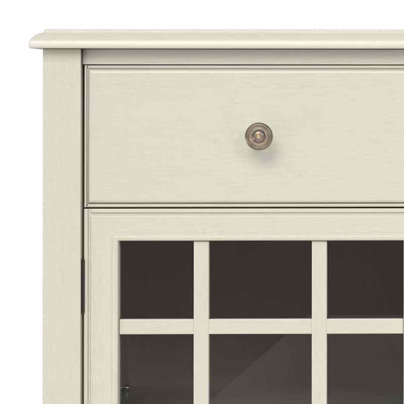 WYNDENHALL Hampshire SOLID WOOD 60 inch Wide Rectangle Traditional Sideboard Buffet - 18 "d x 60" w x 36" h
