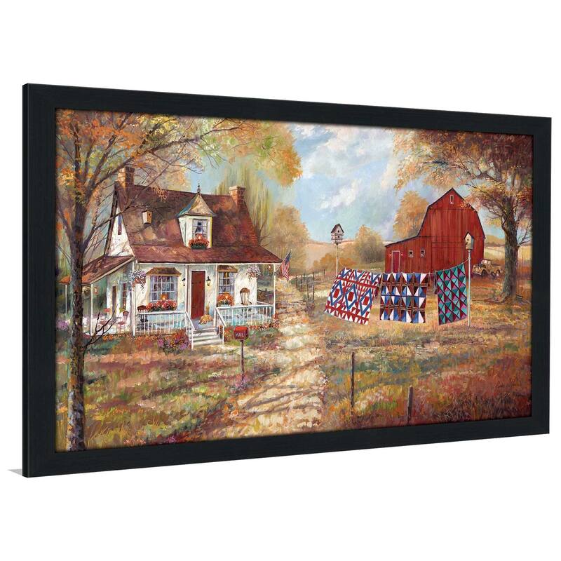 "Afternoon Quilting" by Ruane Manning Print on Acrylic