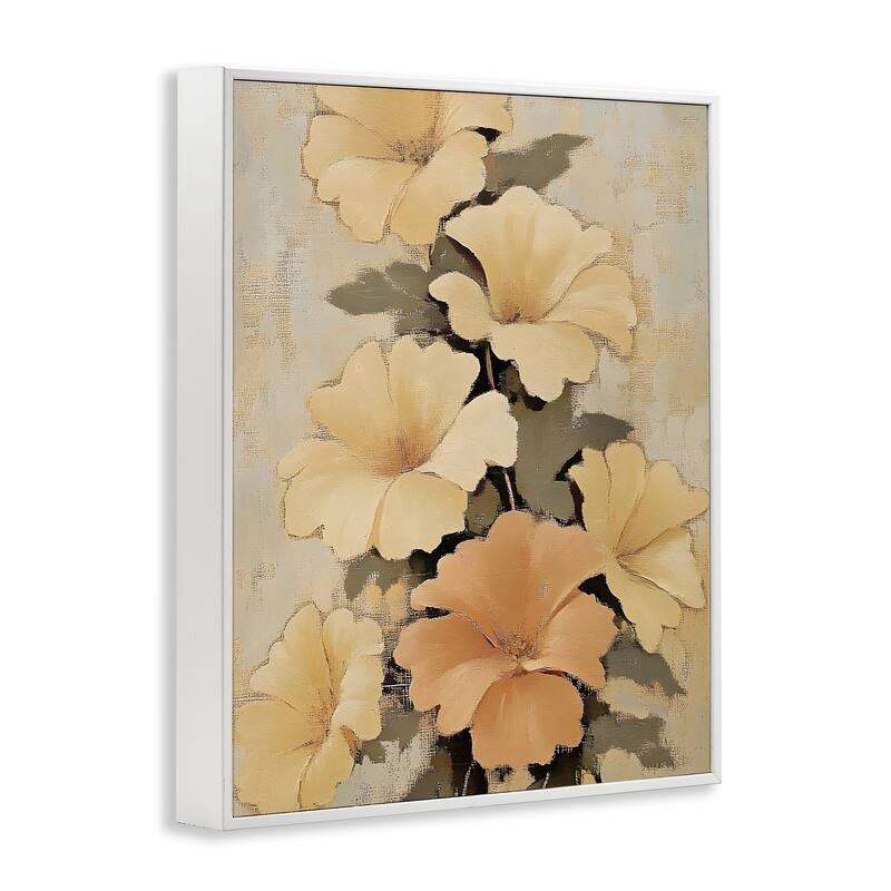 Stupell Muted Vintage Daffodils Framed Giclee Art Design By Franklyn Gregory