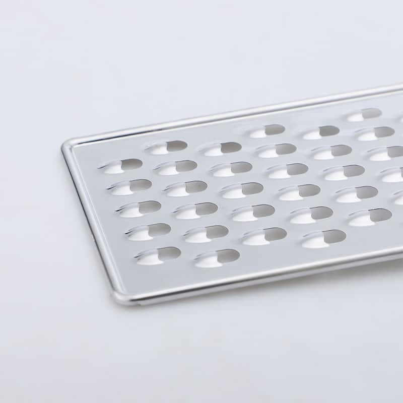 Stainless Steel Cheese Grater Fruit Vegetable Grater for Restaurant - Silver Tone - 10.2" x 3.3"