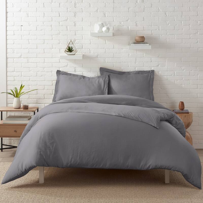 Serta Zen Rest Rayon from Bamboo 3pc Duvet Set