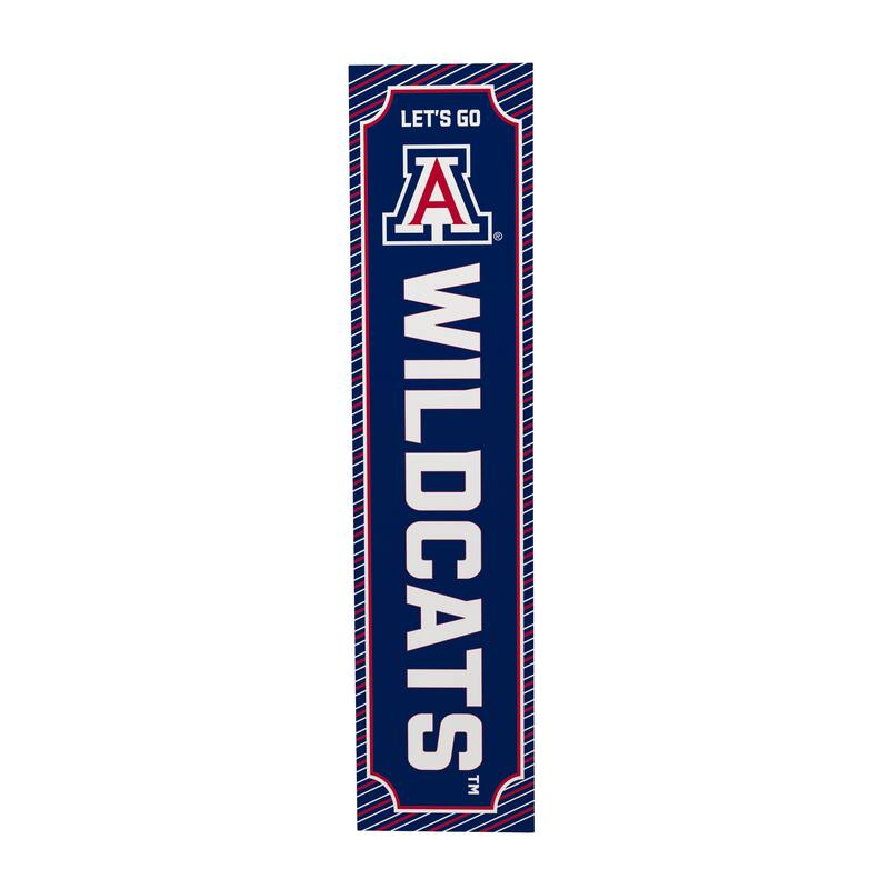 47" Double Sided Seasonal Porch Leaner, University of Arizona - 47" x 11.25"