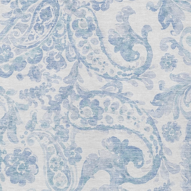 HomeRoots Paisley Transitional Rectangle Outdoor Rug