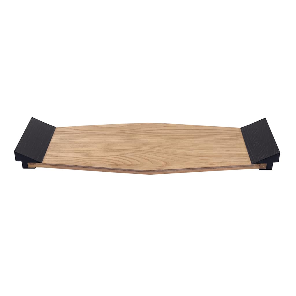 Atlas Facet Light Oak Tray - 28 inch Wide