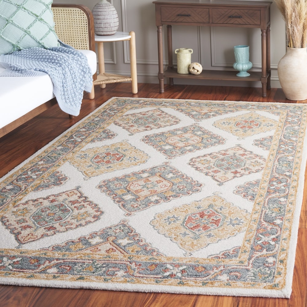 SAFAVIEH Handmade Metro Alearda French Country Wool Rug