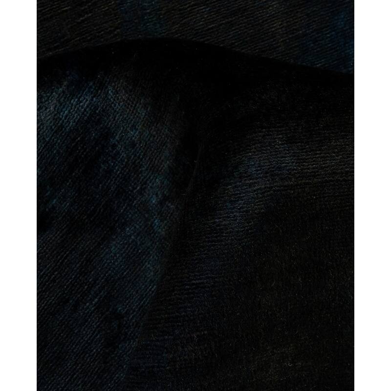 Overdyed One-of-a-Kind Hand-Knotted Area Rug - Black - 6' 3" x 8' 3"