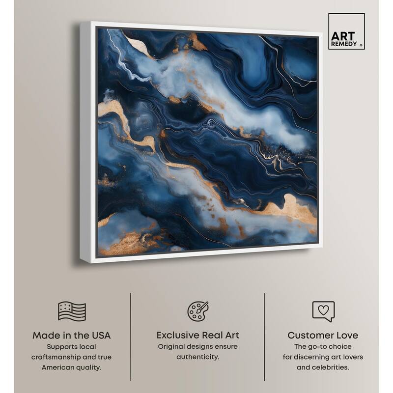 Deep Sea Geode IV Canvas by Art Remedy