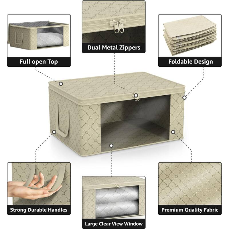 Storage Organize Bags (Single) - 13.5" L X 19" W X 7.5" H