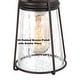 preview thumbnail 6 of 18, Farmsy Modern Farmhouse Linear Faux Wood Metal Chandelier Glass Adjustable Kitchen Island Pendant for Dining Room