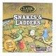 preview thumbnail 1 of 0, Classic Games Wood Snakes & Ladders Set