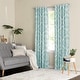 preview thumbnail 13 of 14, Miller Curtains Harlow Back Tab Blackout Panel 42" x 63" - Green