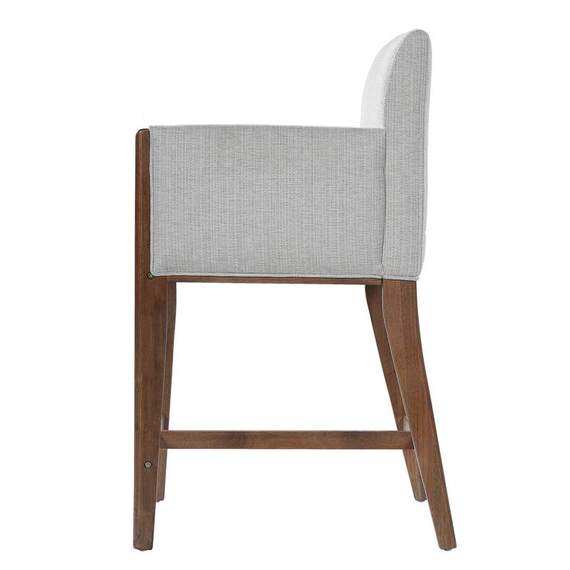 Christopher Knight Home - Modern Upholstered Counter Stools with Arms - Set of 2