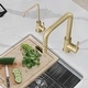 preview thumbnail 34 of 32, STYLISH Kitchen Sink Drinking Water Tap Faucet in Stainless Steel - Faucet Height: 10 1/2" | Spout Height: 9"