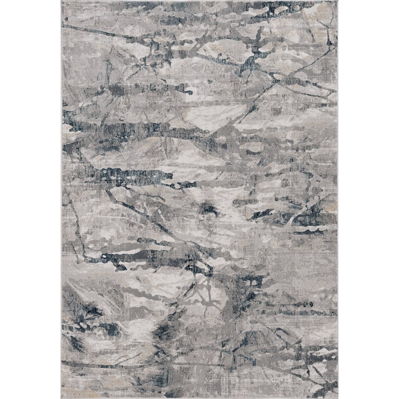 The Gray Barn Spade Abstract Natural Area Rug - 9'10" x 13'2" - Grey