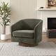 preview thumbnail 17 of 88, 31.1'' W Modern Barrel Swivel Accent Chair