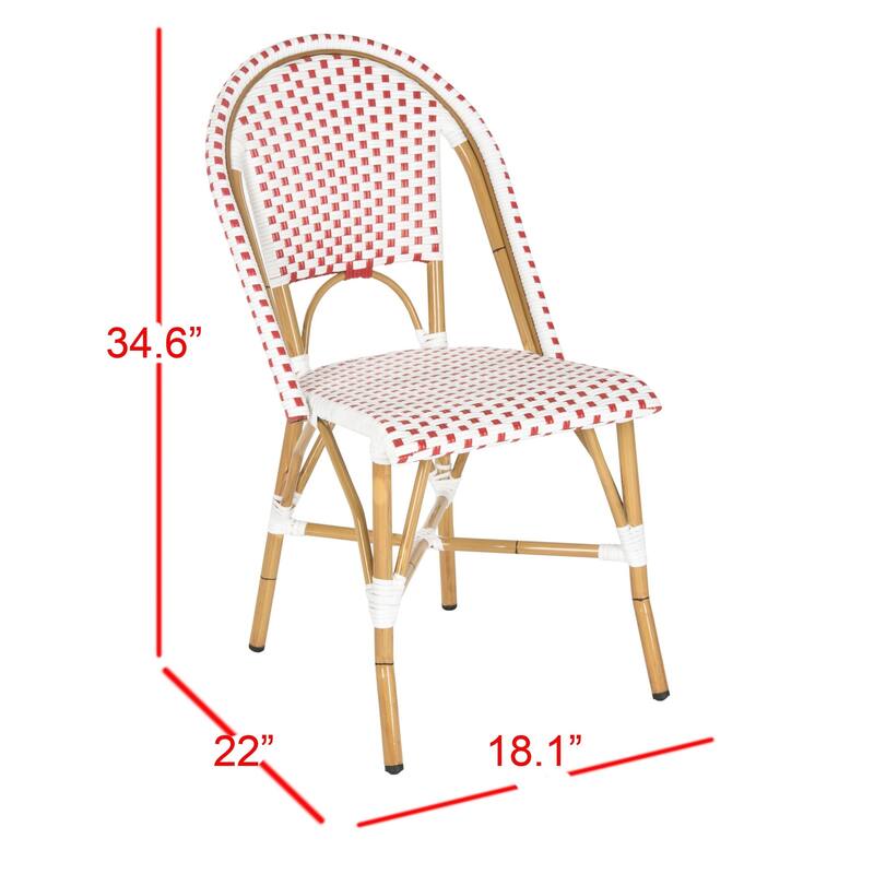SAFAVIEH Marolyn Stackable Dining Chair (Set of 2) - 18Wx22Dx35H