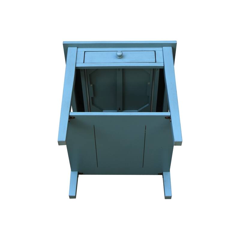 Spencer Square Solid Parawood End Table - 24 in. W x 24 in. D x 25 in. H