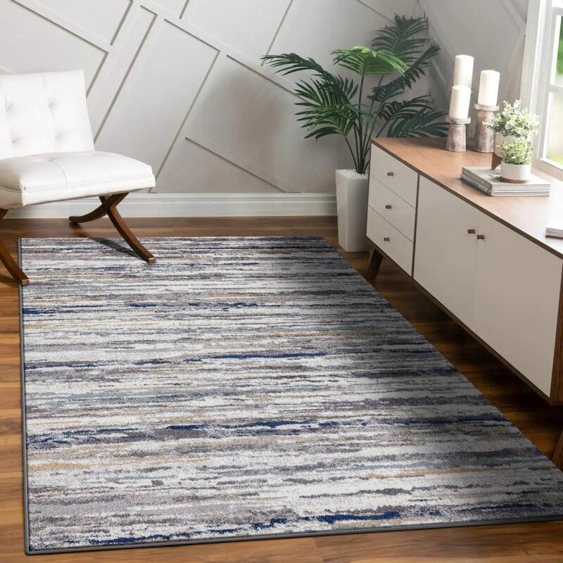 Luxe Weavers Modern Abstract Stripe Area Rug
