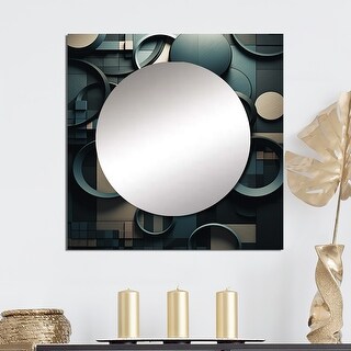 Mirror Abstract Form Designart