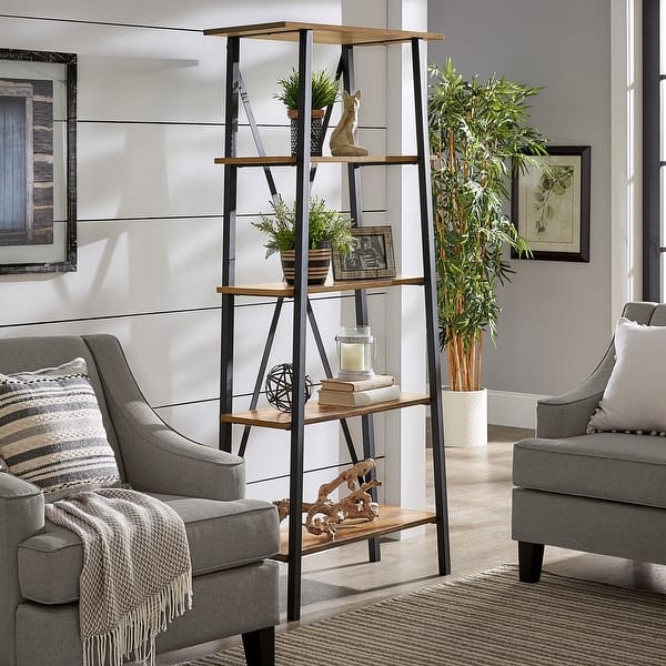slide 2 of 25, Bryson Rustic X-Base 32-inch Bookcase by iNSPIRE Q Classic