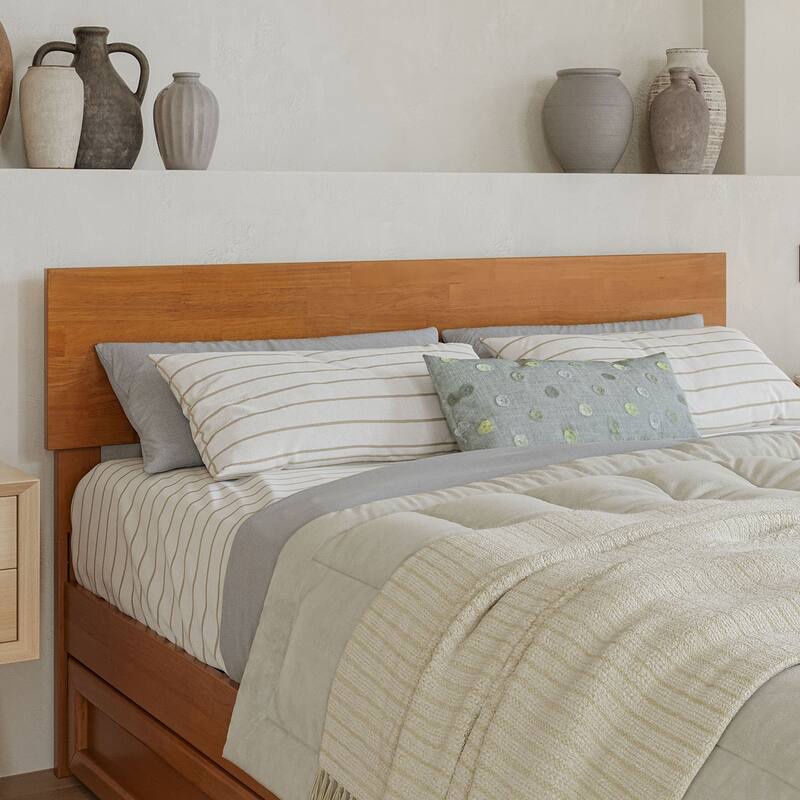 Wesley Platform Bed with Panel Footboard and Storage Drawers