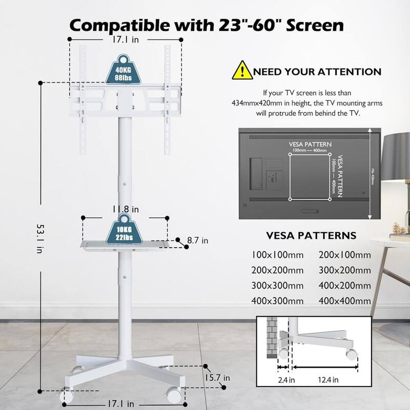 Mobile TV Stand