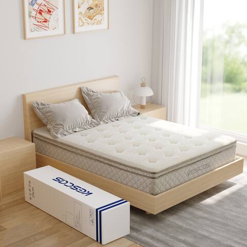 Kescas 10 Inch Memory Foam Hybrid Full Mattress