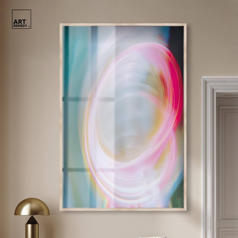 Swirling Light III Shadowbox by Art Remedy