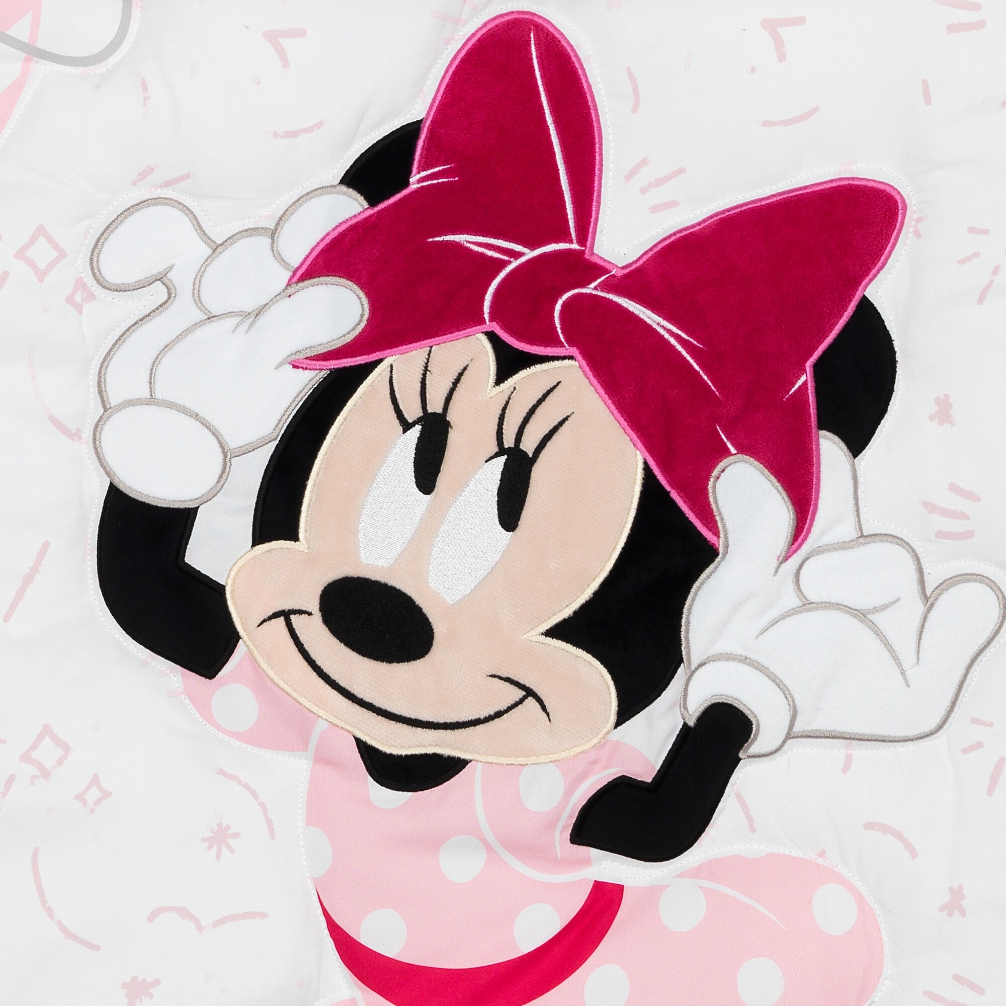 Red minnie mouse crib bedding on sale